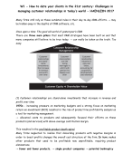 Summary Managing Customer Experience and Value
