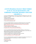 PROMETRIC CNA ACTUAL EXAM QUESTIONS AND ACCURATE ANSWERS WITH CERTIFIED 100% UPDATED 2024 GRADED A+ 