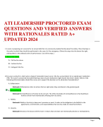 AANP AGPCNP PRACTICE EXAM AANP ACTUAL EXAM COMPLETE QUESTIONS AND ANSWERS CERTIFIED 100% GRADED A+ WITH EXPERT VERIFIED SOLUTIONS UPDATED 2024 