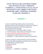 2023 ATI Nursing Care of Children Wn23 NS 122  New Latest Version Updated 2024-2025 with All  Questions, Answers and Rationale
