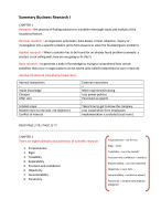 Business Research I