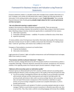 Business Analysis and Valuation (IFRS edition) - Financial Statement Analysis