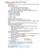 Financial Accounting Summary year 1 Resources