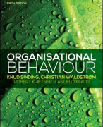 Organisational Behaviour Hoofdstuk 1 t/m 5 