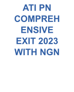 ATI PN  COMPREH ENSIVE  EXIT 2023  WITH NGN COMPLETE WITH CORRECT ANSWERS
