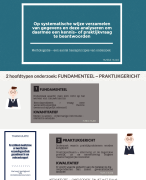 SAMENVATTING: WAT IS ONDERZOEK? NEL VERHOEVEN