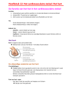 Cardiovasculaire stelsel: hart