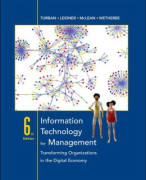 Samenvatting Information Technology for Management