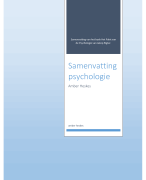 Samenvatting boek \'Het palet van de psychologie\'