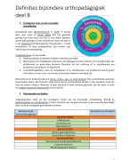 Definities bijzondere ortho deel 2