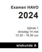 uitwerkingen examen wiskunde havo 2024 tijdvak 1 - wiskunde-a