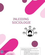 Samenvatting Inleiding Sociologie (2024) - HC/WG/literatuur