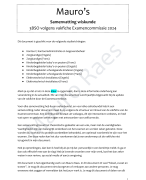 Samenvatting wiskunde - 3BSO - Examencommissie 2024