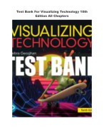 Test Bank For Visualizing Technology 10th Edition All Chapters