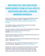 NIFA PRACTICE TEST AND STUDY  GUIDE NEWEST EXAM ACTUAL WITH 70  QUESTIONS AND WELL VERIFIED  ANSWERS GRADED A