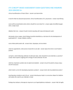 ATI CONCEPT BASED ASSESSMENT EXAM QUESTIONS AND ANSWERS  2024 GRADED A+
