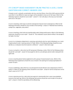 ATI CONCEPT BASED ASSESSMENT ONLINE PRACTICE A LEVEL 2 EXAM  QUESTIONS AND CORRECT ANSWERS 2024