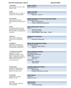 Practise Exam Excel 2013 - Year III - International Hotelmanagement