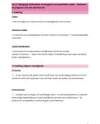 Leerstoornissen pedagogie examen