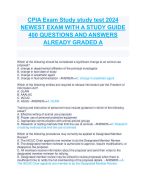 CPIA Exam Study study test 2024  NEWEST EXAM WITH A STUDY GUIDE  400 QUESTIONS AND ANSWERS  ALREADY GRADED A