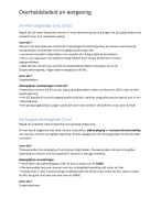 Overheidsbeleid en Wetgeving samenvatting artikelen/wetten, webcolleges en oefenvragen!