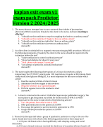 kaplan exit exam v1  exam pack Predictor Version 2 2024/2025