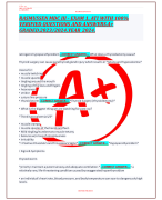 RASMUSSEN MDC III - EXAM 1. ATI WITH 100% VERIFIED QUESTIONS AND ANSWERS.A+ GRADED.2023/2024.YEAR 2024.