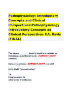 Pathophysiology Introductory Concepts and Clinical Perspectives//Pathophysiology Introductory Concepts ad Clinical Perspectives F.A. Davis