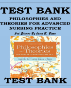 PHILOSOPHIES AND THEORIES FOR ADVANCED NURSING PRACTICE 3RD EDITION BY JANIE B. BUTTS (ALL CHAPTERS 1-26) TEST BANK