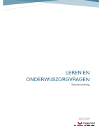 Samenvatting - Leren en onderwijszorgvragen