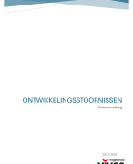 Samenvatting - Ontwikkelingsstoornissen 