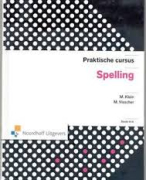 Samenvatting Praktische cursus Spelling