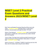 WSET Level 2 Practical Exam Questions and Answers 2023//WSET Level 2     