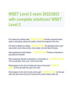 WSET Level 2 exam 2022/2023 with complete solutions// WSET Level 2 