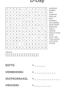 D-Day puzzel Basisschool