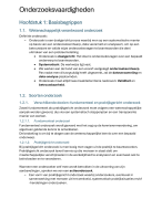 Samenvatting Onderzoeksvaardigheden Orthopedagogie