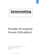 Corporate Finance (Bedrijfseconomie)
