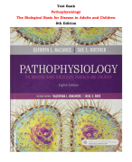 Pathophysiology The Biological Basis for Disease in Adults and Children 8th Edition By McCance, Huether (All Chapters,  Latest-2023-2024)