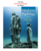 Introducing Psychology  4th Edition By Daniel Schacter , Daniel Gilbert , Daniel M. Wegner, Matthew K. Nock (All Chapters,  Latest-2023-2024)