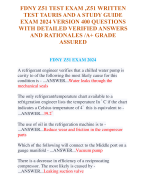 FDNY Z51 TEST EXAM ,Z51 WRITTEN  TEST TAURIS AND A STUDY GUIDE  EXAM 2024 VERSION 400 QUESTIONS  WITH DETAILED VERIFIED ANSWERS  AND RATIONALES /A+ GRADE  ASSURED