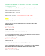HESI EVOLVE PRACTICE REAL EXAM QUESTIONS AND VERIFIED ANSWERS WITH  RATIONALES//GRADED A+