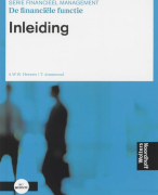 Samenvatting De financiele functie Inleiding