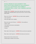 PUBLIX PRODUCE MANAGEMENT TEST  PRACTICE| PUBLIX PRODUCE MANAGEMENT  EXAM ALL QUESTIONS AND CORRECT  ANSWERS|| THE LATEST AND VERIFIED EDITION  GRADED A+