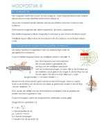 Natuurkunde - Netwon 5VWO - Samenvatting Hoofdstuk 8