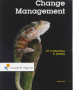Samenvatting Change management