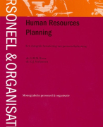 Samenvatting Strategische personeelsplanning