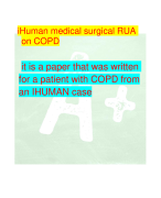 iHuman medical surgical RUA on COPD