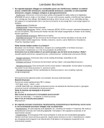 Biochemie samenvatting/uitwerkingen leerdoelen