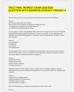 ATI MED SURG LATEST 2024 EXAM QUESTIONS AND ANSWERS   