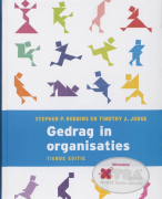 Samenvatting Gedrag in organisaties